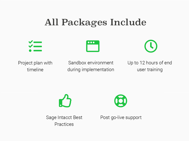 Packages Include